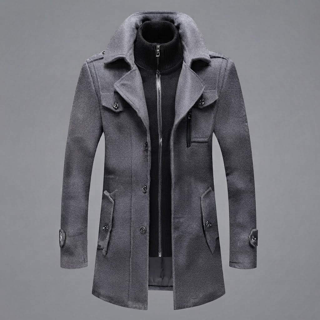 Milan | Men's Double Collar Slim Fit Jacket