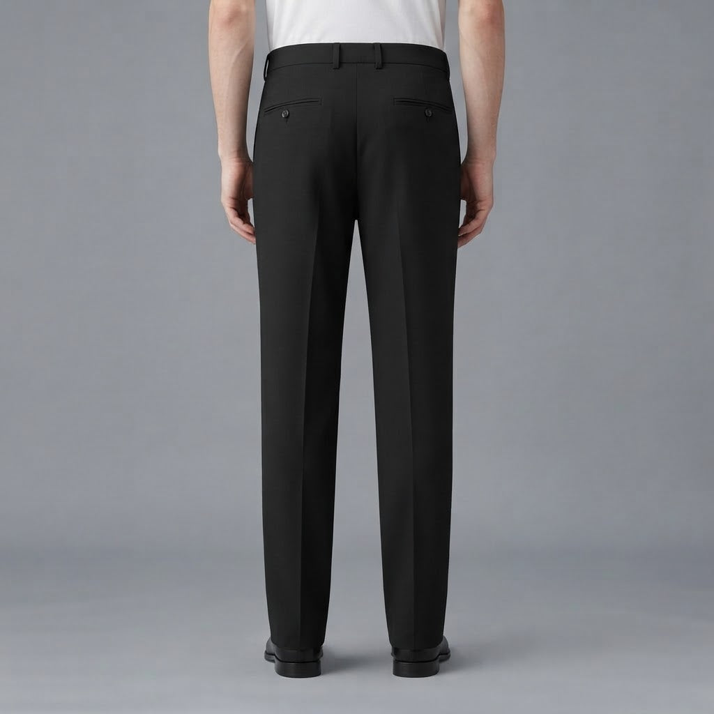 Bruno | Men's Slim Fit Draped Formal Pants