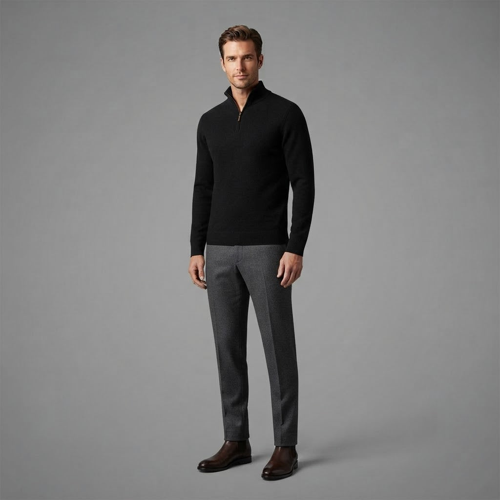 Leonardo | Men's Half-Zip Sweater