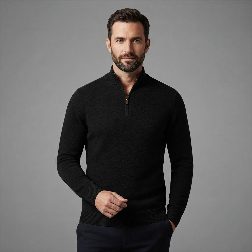 Leonardo | Men's Half-Zip Sweater