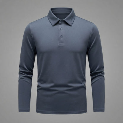 Men's Long Sleeve Polo Shirt | Classic Polo Shirts