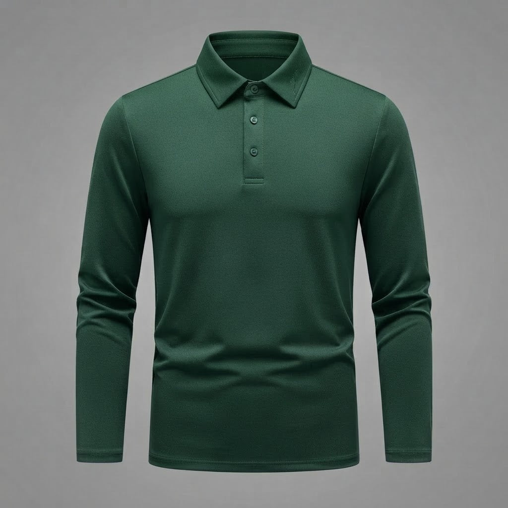 Men's Long Sleeve Polo Shirt | Classic Polo Shirts