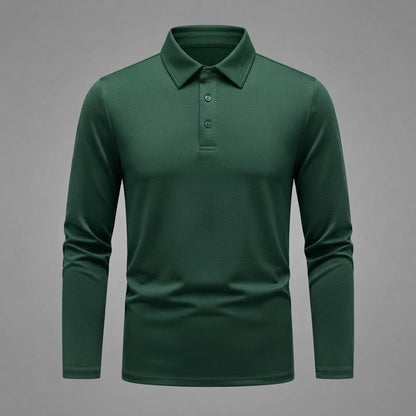 Men's Long Sleeve Polo Shirt | Classic Polo Shirts
