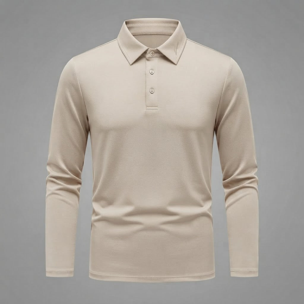 Men's Long Sleeve Polo Shirt | Classic Polo Shirts