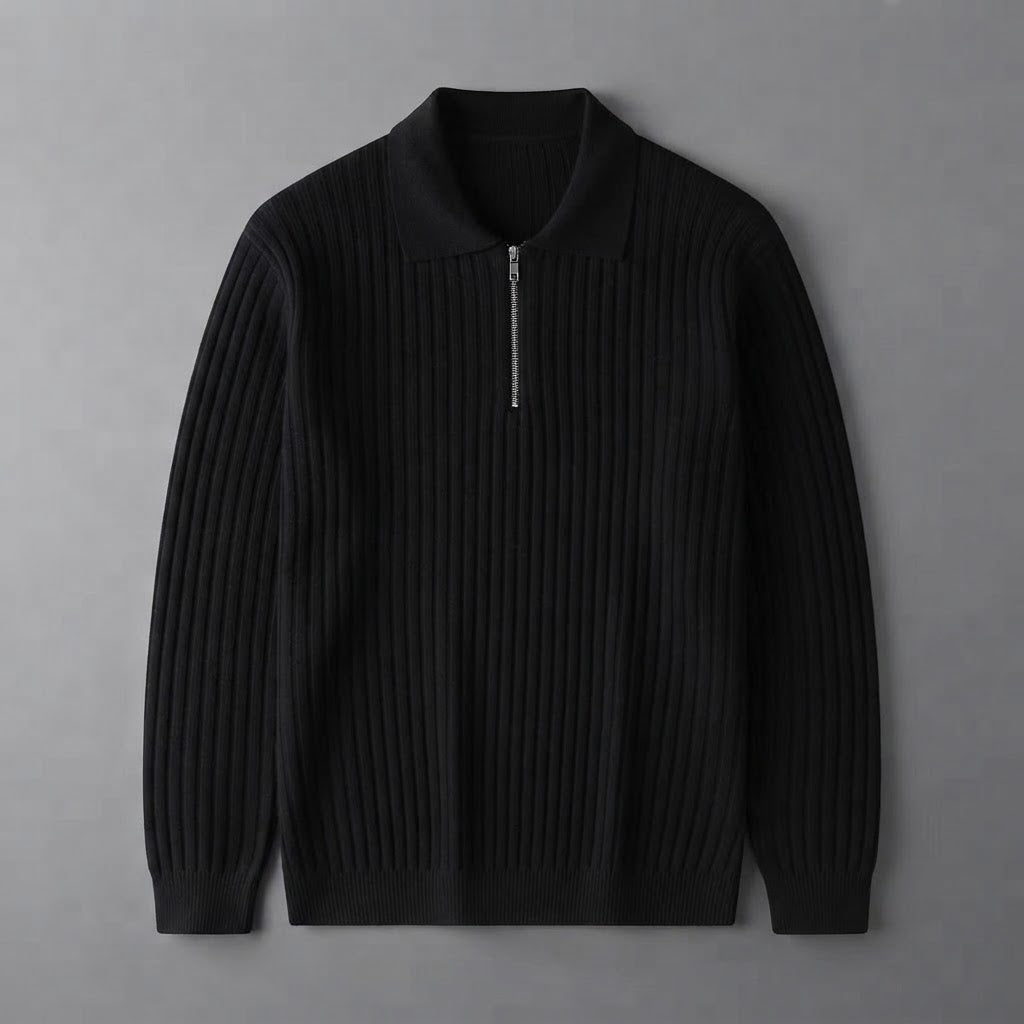Men's Merino Zip Sweater| Regular Fit