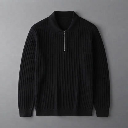 Men's Merino Zip Sweater| Regular Fit
