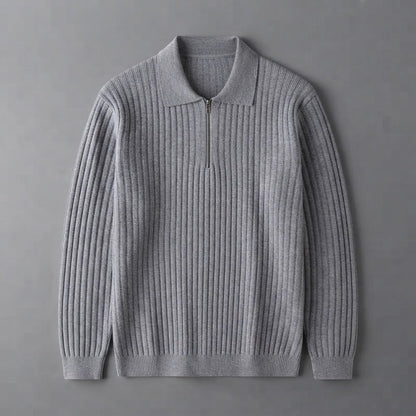 Men's Merino Zip Sweater| Regular Fit