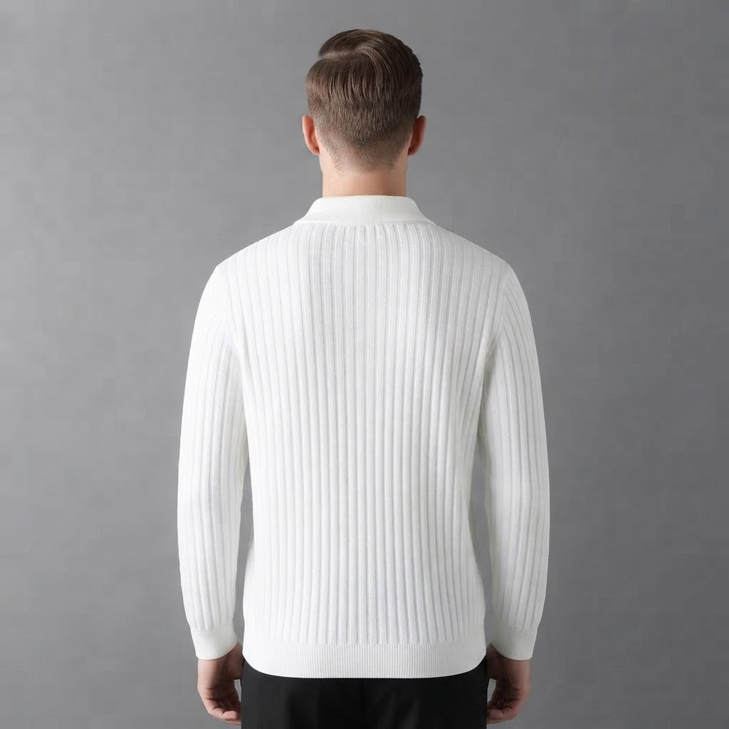 Men's Merino Zip Sweater| Regular Fit