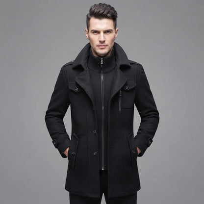 Milan | Men's Double Collar Slim Fit Jacket